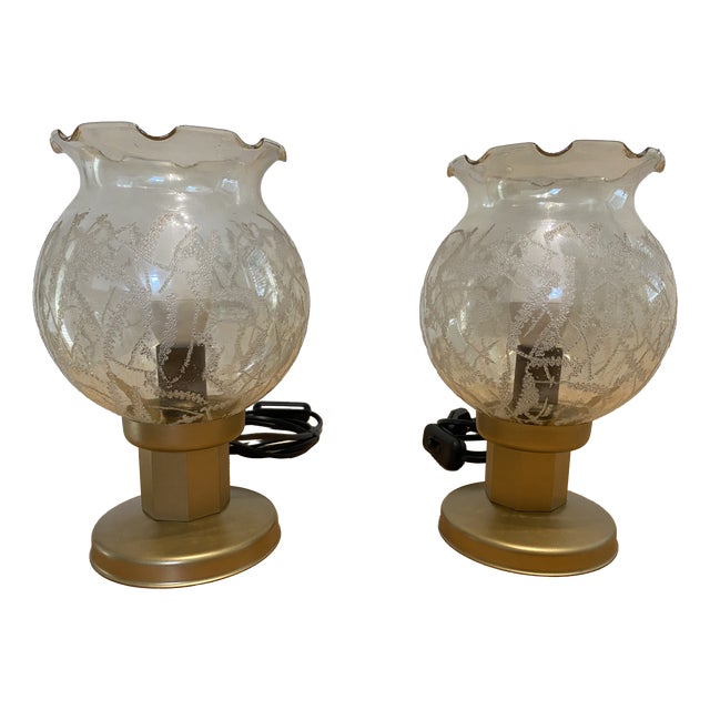 Vintage Kozole Bedside Table Lamps, Former Yugoslavia, 1970s, Set of 2 For Sale