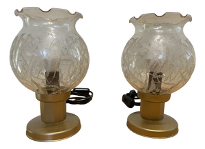 Vintage Kozole Bedside Table Lamps, Former Yugoslavia, 1970s, Set of 2