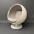 Ball Chair in White and Grey by Eero Aarnio for Asko, Finland, 1960s, in Restored conditions. Designed 1960 to 1969 This...