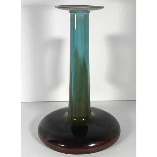 Clement Massier Clement Massier Golfe Juan Art Pottery Chamberstick c.1900 For Sale - Image 4 of 16