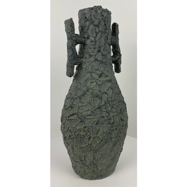 Ceramic Vallauris Glazed Ceramic Vase For Sale - Image 7 of 10