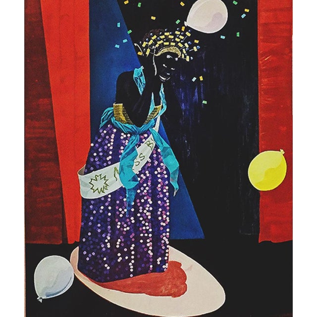 Kerry James Marshall The Histories Official Exhibition Poster Dimensions: 11,6 x 16.5 in / 29,5 x 42 cm Sold unframed