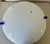 Hand-blown ceiling light by master glassmakers, white with blue murrisa details, diameter 50 cm. with two E27 bulbs. Up to...