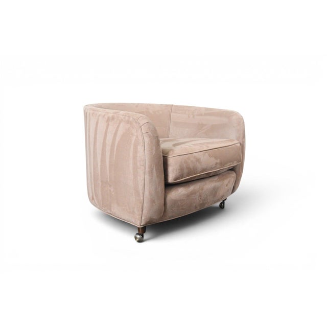Late 20th Century Mid Century Tub Chair in the Manner of Milo Baughman For Sale - Image 5 of 10