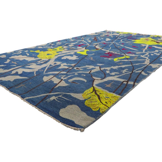 80741 Joan Miro Inspired Vintage Style Rug, 06'00 x 09'09.