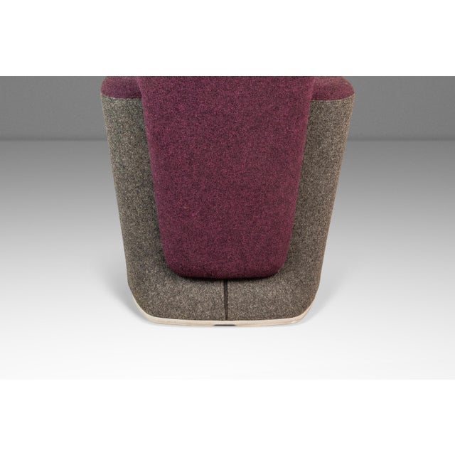Post Modern "Bison" Accent Sculptural Lounge Chair in Mohair Attributed to Simon Pengelly for Allermuir, United Kingdom, C. 2010s For Sale - Image 13 of 18