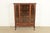 A gorgeous antique Queen Anne or Victorian style bookcase, bar cabinet, or dining cabinet In the manner of Berkey & Gay...