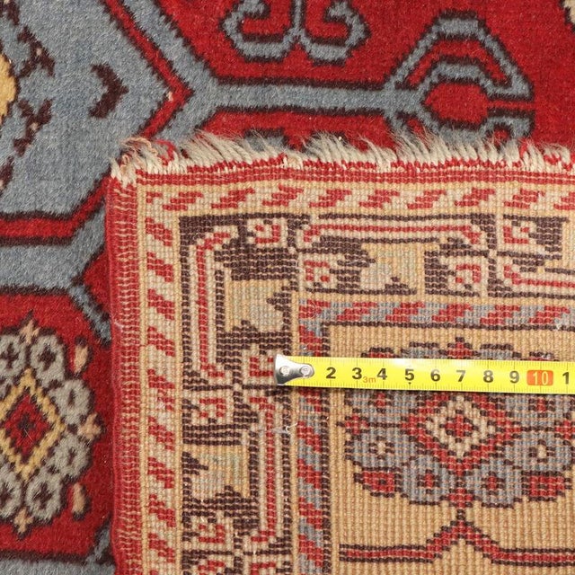 Red Handmade Shirwan Rug, Azerbaijan For Sale - Image 8 of 9