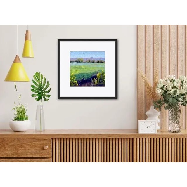 Original oil painting of Carson Valley, Nevada. 12x12 Title: Carson Valley Morning Oil on canvas panel Signed: Haas...