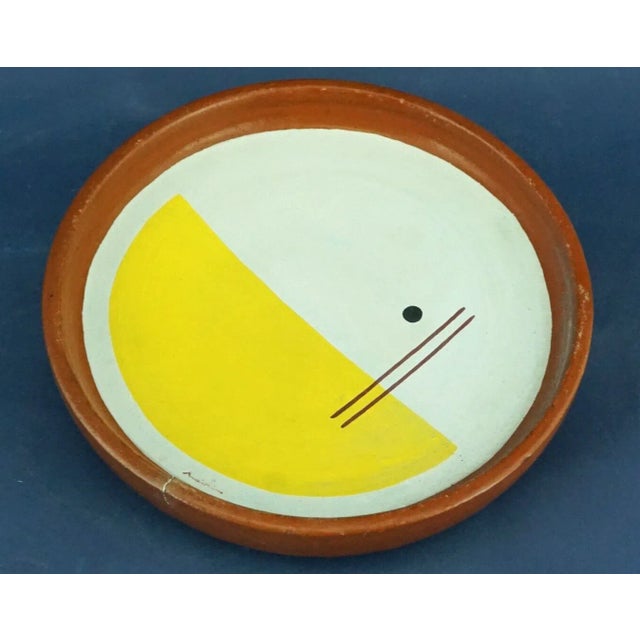 Abstract Art Plates in Terracotta by Maiolino, Brazil, 1970s, Set of 2 For Sale - Image 17 of 18