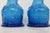 Wheaton Nj Pocahontas Indian Herbs 2pc Pair Blue Glass Salt Pepper Shakers 4926b For Sale - Image 16 of 16