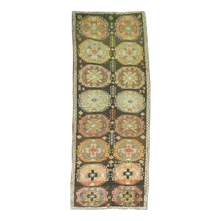Vintage Anatolian Turkish Carpet - 4'5" X 12'4" For Sale