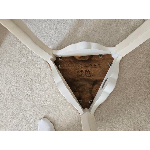 2000 - 2009 Ethan Allen Country French Triangle Table For Sale - Image 5 of 6