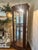 Victorian 1990s Jasper Cabinet Company Traditional Walnut and Glass Curio Cabinet With Interior Lighting For Sale - Image 3 of 9