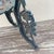 Mid 20th Century Vintage Art Nouveau Cast Iron Plant Stand With Verdigris Patina For Sale - Image 5 of 12
