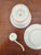 Ceramic Early 20th Century Morimura Sauce Bowl With Stand and Ladle For Sale - Image 7 of 12