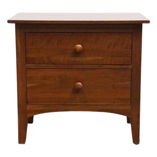 Ethan Allen American Impressions Collection Solid Cherry 24" Two Drawer Nightstand 24-5406 For Sale