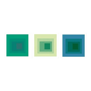 Contemporary Abstract Geometric Art Prints - Set of 3 For Sale
