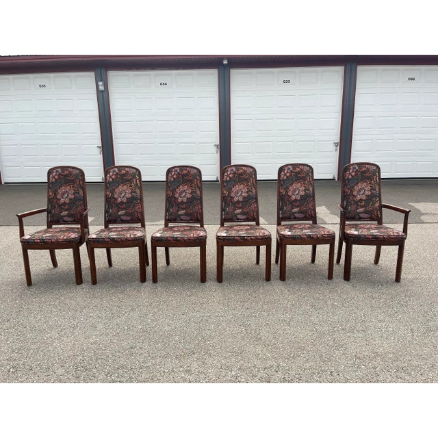 1990s Ethan Allen Canova Dining Set Table and 6 Chairs - Set of 7 For Sale - Image 10 of 12