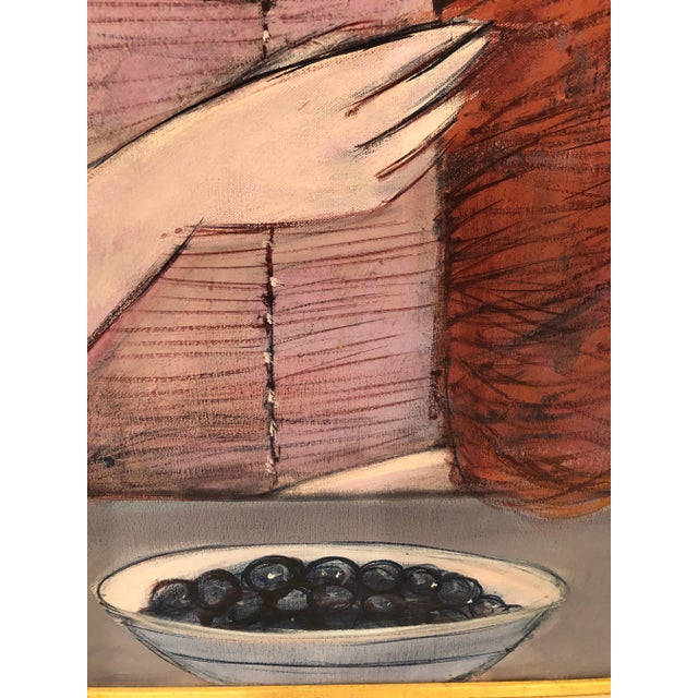 Painting by Charles Levier of Fashionable French Women in Hats For Sale In Philadelphia - Image 6 of 10