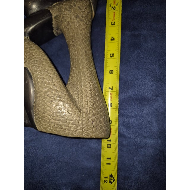 Vintage Mid-Century Modern Abstract Stylized Figural Carved Stone Sculpture For Sale - Image 9 of 11