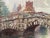 Antique Oil Painting of Stone Bridge in Bruges, Alfred Hazledine, Dated 1897 For Sale In New Orleans - Image 6 of 8