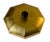 1980s Nancy Calhoun Design Faux Gold Leaf Lacquer Ware Octagonal Ice Bucket For Sale - Image 4 of 7