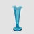 Early 20th Century Antique Eapg National Glass #617 Concave Columns Blue Opalescent Bud Vase For Sale - Image 5 of 7