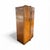 Striking English Art Deco wardrobe crafted in richly figured walnut veneer by The Mayfair Cabinet Works Ltd., Sunderland,...