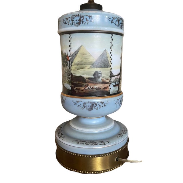 1940s Venetian Scenic Table Lamp For Sale - Image 4 of 8