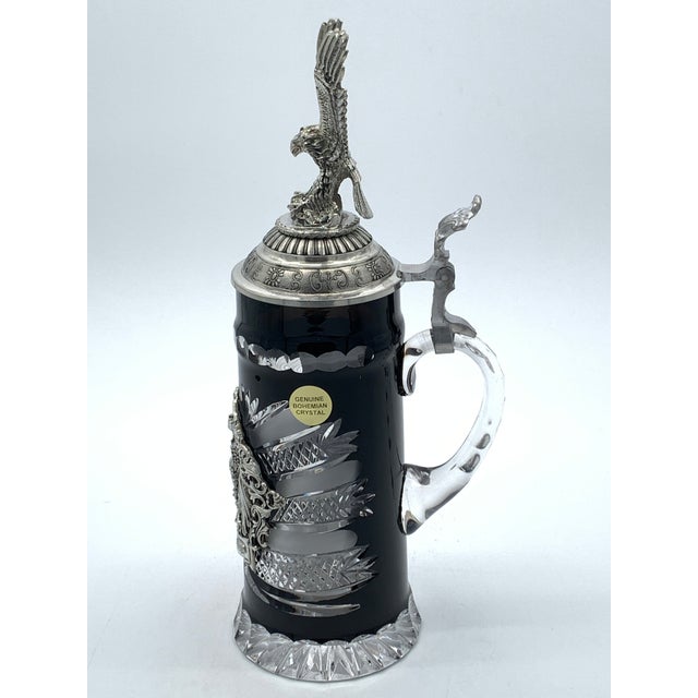 Late 20th Century King Werk Lord of Crystal German Beer Stein For Sale - Image 5 of 9