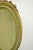 Gold Antique French Louis XVI XV Carved Giltwood Green & Gold Oval Fireplace Screen For Sale - Image 8 of 10