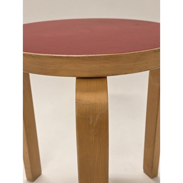 Vintage 60 Stool by Alvar Aalto for Artek, 1950s For Sale - Image 10 of 15
