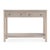 Wood Nora 40 in. W Rectangular Wood 2 Drawer Console Table with Lower Open Shelf, Antique Taupe For Sale - Image 7 of 11