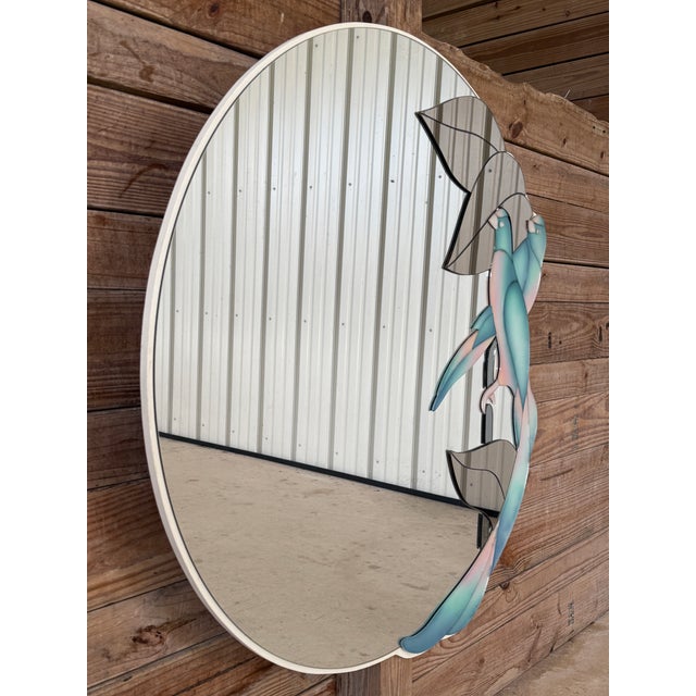 Vintage Sculptural Parrot Mirror by David Marshall, Late 20th Century For Sale - Image 10 of 11