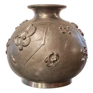 Perot Vase with Floral Decoration, Italy, 1970s For Sale