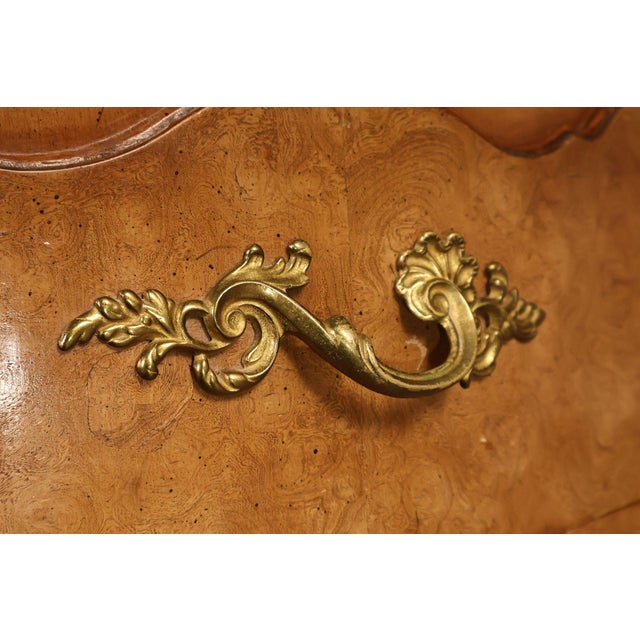 Italian Rococo Style Pair of Bombe Chest Nightstands For Sale - Image 14 of 18