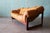 Wood Percival Lafer Mp-91 Sofa: Jatoba Wood & Caramel Leather, Mid-Century Modern For Sale - Image 7 of 15