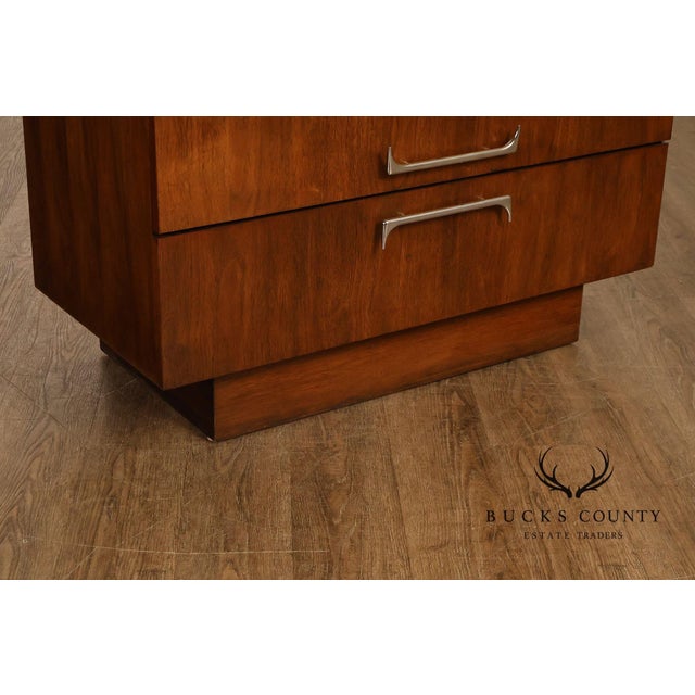 Adrian Pearsall For Craft Associates Mid Century Modern Walnut High Chest For Sale - Image 17 of 18