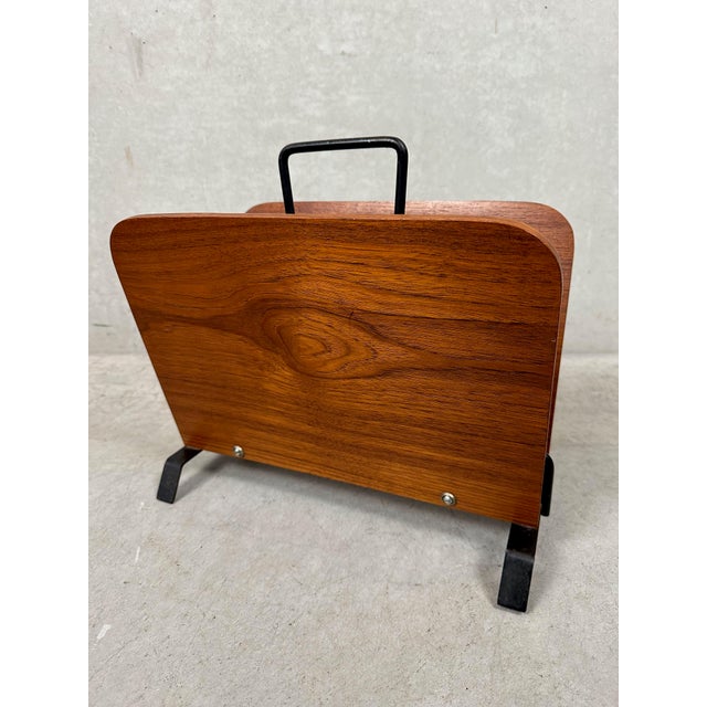 Vintage Teak Magazine Rack by Cees Braakman for Pastoe, 1950s For Sale - Image 6 of 8