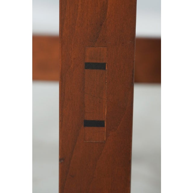 Stickley Cherry Mission Style Granite Top Table For Sale In Philadelphia - Image 6 of 14