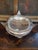 Art Deco centerpiece from the 1940s, silver plate, of beautiful quality, the ornament is composed of the base, upper tray,...
