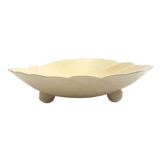 Art Deco Ceramic Triangular Candy Dish attributed to Crown Ducal, England, 1930s For Sale