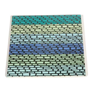 Mid 20th Century "Kashmir" Ceramic Tile by Dorothy Liebes For Sale