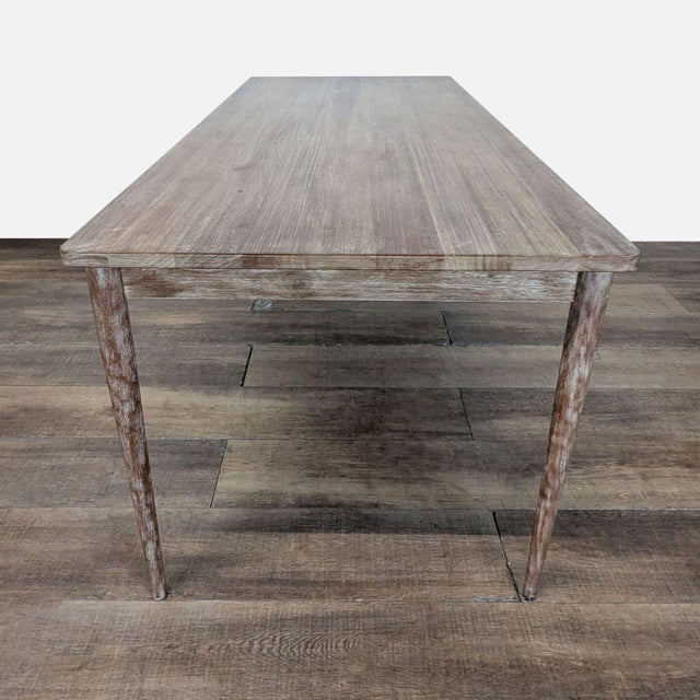 West Elm Wood Dining Table For Sale In San Francisco - Image 6 of 7