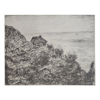 After Claude Monet, The Customs Hut, 1918, Lithograph For Sale