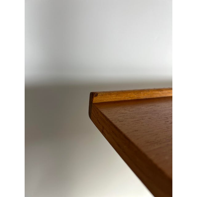 1970s Danecastle ApS Danish Modern Teak and Chrome Adjustable Reading Tray Table Stand - 1 Piece For Sale - Image 12 of 13