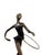 Late 20th Century 1980s Maitland-Smith Handmade Brass Ballerina Acrobatic Sculptures With Rings, a Pair For Sale - Image 5 of 12