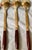 Mid 20th Century Set of 5 Rosewood & Brass Ice Iced Tea Drink Spoons Flatware For Sale - Image 6 of 9
