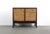 Small Credenza Record Cabinet by Founders in Walnut with Cork Front For Sale - Image 9 of 9